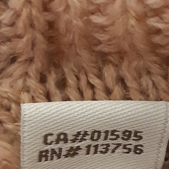 Womans Urbanology Sweater, knitted peachy Brown Color, Size XL, Side Details, - Picture 10 of 14